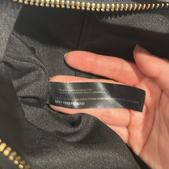 Free People - Charcoal Deep Gray 2-Way Handbag - Picture 12 of 16